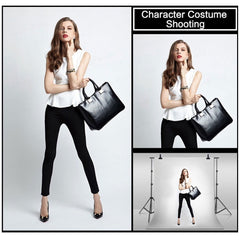 Backdrop Set for erotic photography with White background - Shhh...