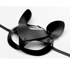 Bad Kitten leather mask AND anal plug tail - Shhh...