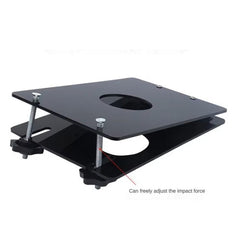 Acrylic Ball Crusher - Adjustable BDSM Testicle Crushing Device