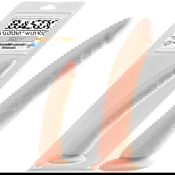 Basix Rubber Works Slim 7 - 17.8 cm (7'') Dong - Shhh...