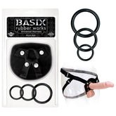 Basix Rubber Works Universal Harness - Plus Size - Plus-Size Strap-On Harness (No Probe Included) - Shhh...