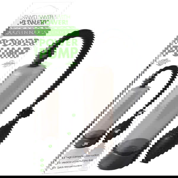 Beginner's Power Pump - Smoke Penis Pump - Shhh...