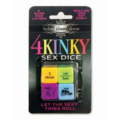 Behind Closed Doors - 4 Kinky Adult Sex Dice Game - Shhh...