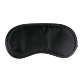 Black Satin Eye Mask - Shhh...