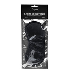 Black Satin Eye Mask - Shhh...