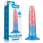 Dazzle Studs Dildo 7in Pink/Blue - Shhh...