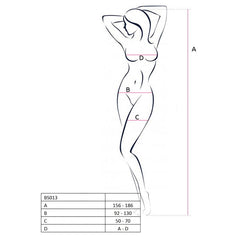 Bodystocking BS013 BLK One Size - Shhh...