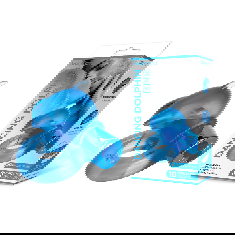 Bodywand Rechargeable Dancing Dolphin Ring - Shhh...