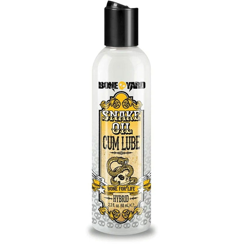 Boneyard Snake Oil Cum Lube - Hybrid Cum Lubricant - 60 ml Bottle - Shhh...