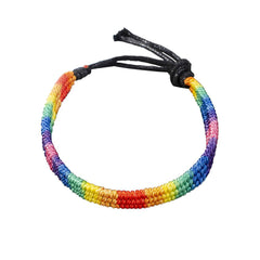 Bracelet LGBT Pride Unisex braided friendship bracelet - Shhh...