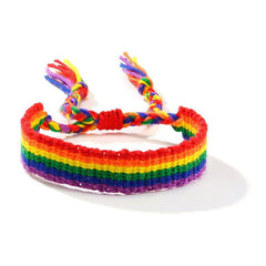 Bracelets LGBT Pride Unisex braided rainbow bracelet - 11 variants - Shhh...