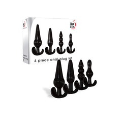 Adam & Eve 4 Piece Anal Plug Kit - Butt Plugs - Set of 4 Sizes