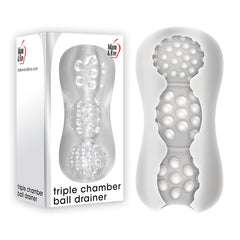 Adam & Eve Triple Chamber Ball Drainer - Clear