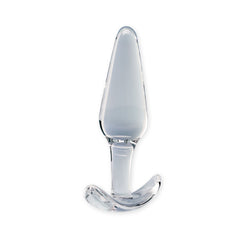 Clarity - Utopian Floret - Clear 11 cm Glass Butt Plug
