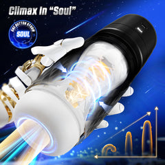 CyberSkin B-Warrior USB Rechargeable Sucking & Vibrating Auto Masturbator