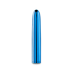 Chroma 17 cm USB Rechargeable Smooth Basic Vibrator - Metallic Blue - Shhh...