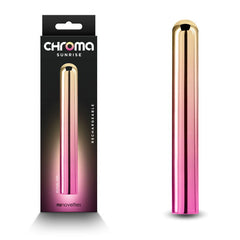 Chroma Sunrise 13.8 cm USB Rechargeable Slimline Vibrator - LARGE - Shhh...