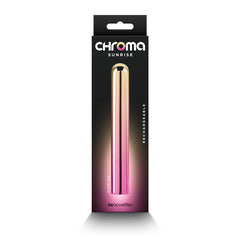 Chroma Sunrise 13.8 cm USB Rechargeable Slimline Vibrator - LARGE - Shhh...