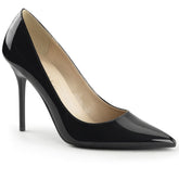 Classique 20 Pump with 4 inch heel - Black Patent - Shhh...