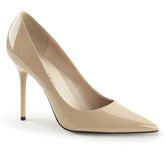 Classique 20 Pump with 4 inch heel - Cream Patent - Shhh...