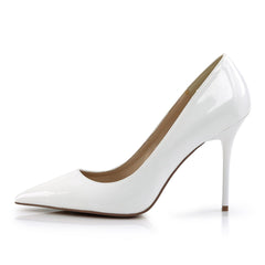 Classique 20 Pump with 4 inch heel - White Patent - Shhh...