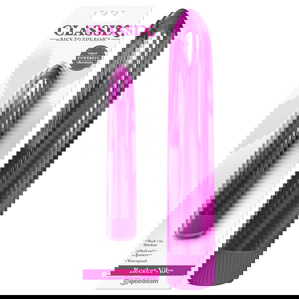Classix Rocket Vibe - Metallic 17.8 cm (7'') Vibrator - Shhh...