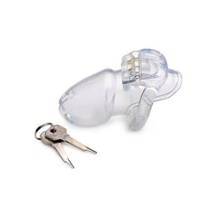Clear Captor Chastity Cage - Large - Shhh...