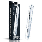 Clear Jelly Double ended dildo 30cm - Shhh...