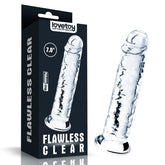 Clear Jelly bendable dildo 7in - Shhh...