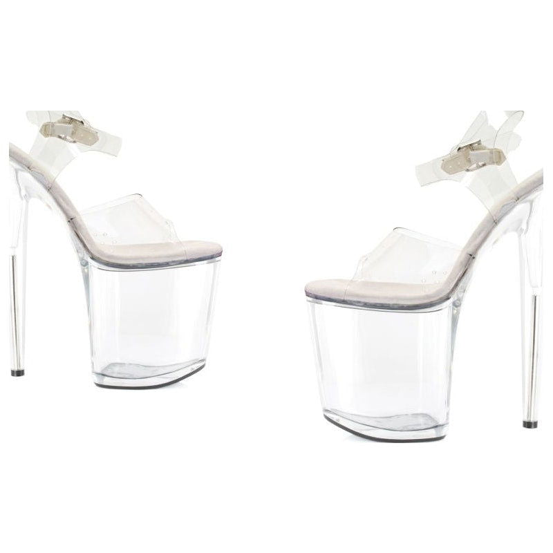 Clear Platform Sandal 8in - 3 sizes - Shhh...