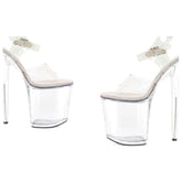 Clear Platform Sandal 8in - 3 sizes - Shhh...