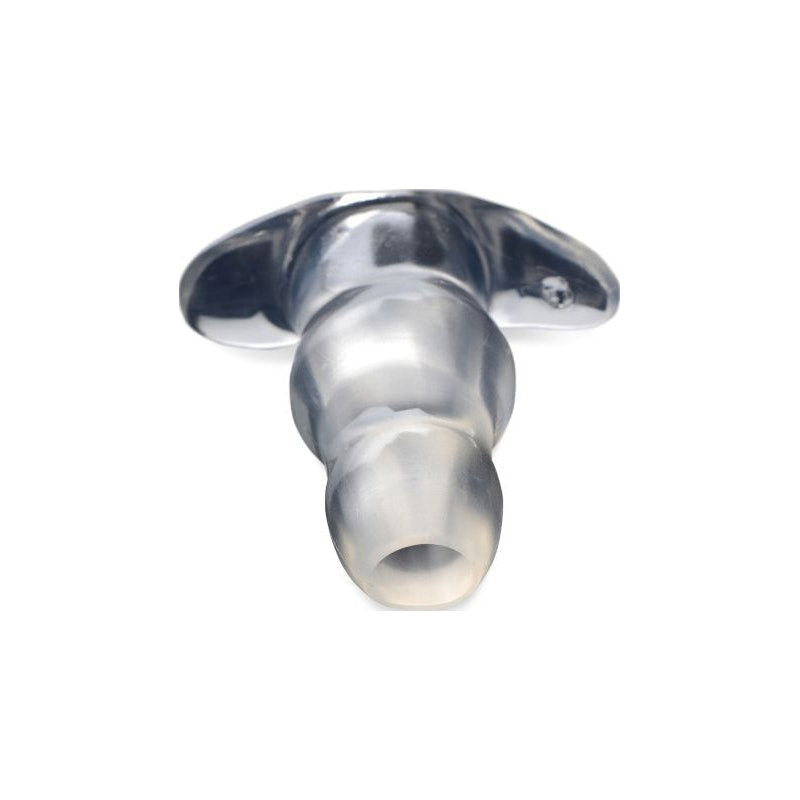 Clear View Hollow Anal Plug Medium - Shhh...