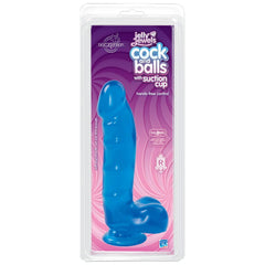 Cock And Balls With Suction Cup Sapphire 15cm - Shhh...