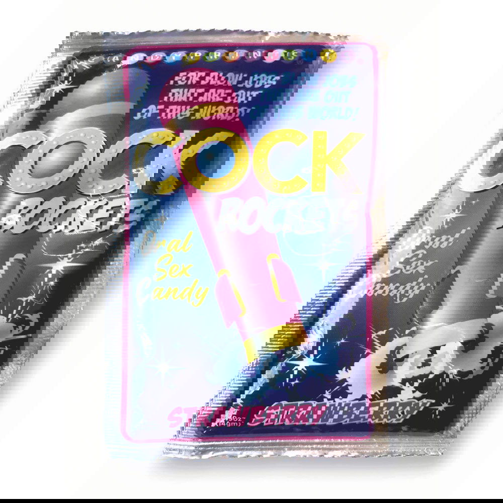 Cock Rockets - Strawberry Oral Sex Candy - Shhh...