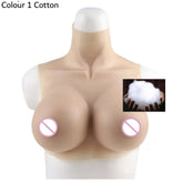Short Silicone or Cotton filled Breast Vest - 3 Cup sizes and 3 colours