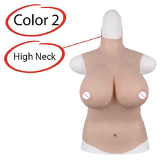 Silicone filled Breast Vest for Cross Dressing - 4 Cup sizes and 3 colours