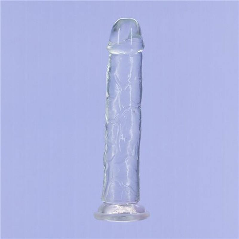 Crystal Dildo Straight 9in Clear - Shhh...
