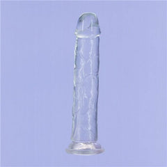 Crystal Dildo Straight 9in Clear - Shhh...
