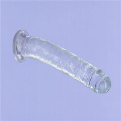 Crystal Dildo Straight 9in Clear - Shhh...