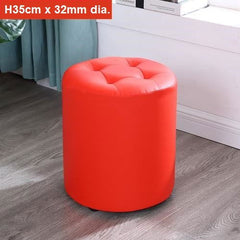 Cylindrical stools in a range of colours to suit your playroom - Shhh...