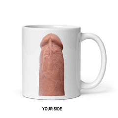 Glossy White Coffee Mug - Big Dick in 3 Cup Sizes