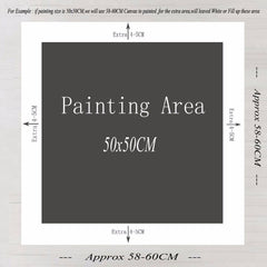 Depiction of a vulnerable young woman. Oil on canvas print - Shhh...