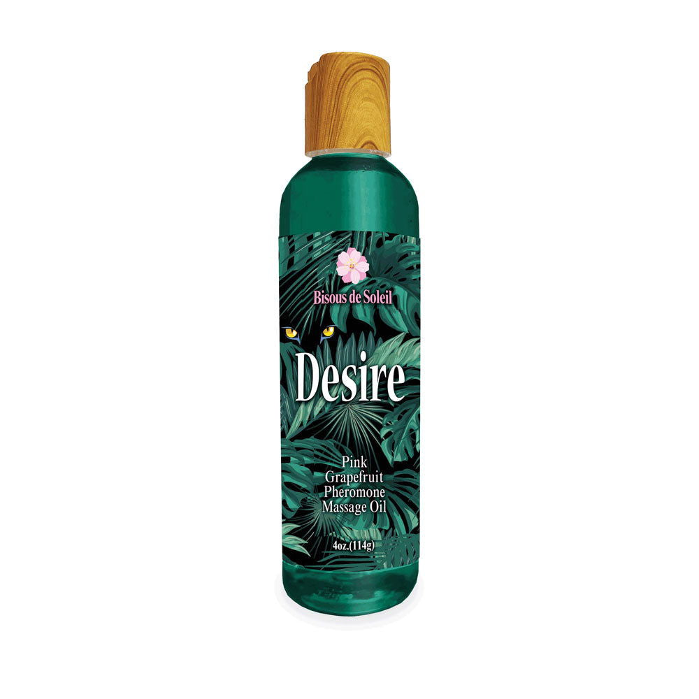 Desire Pheromone Massage Oil - 118ml Pink Grapefruit - Shhh...