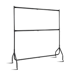 Double rail BDSM equipment hang racks x 2 - Black - Shhh...