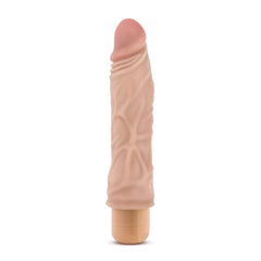 Dr Skin Cock Vibe 10 8.5in Vibrating Cock Beige - Shhh...