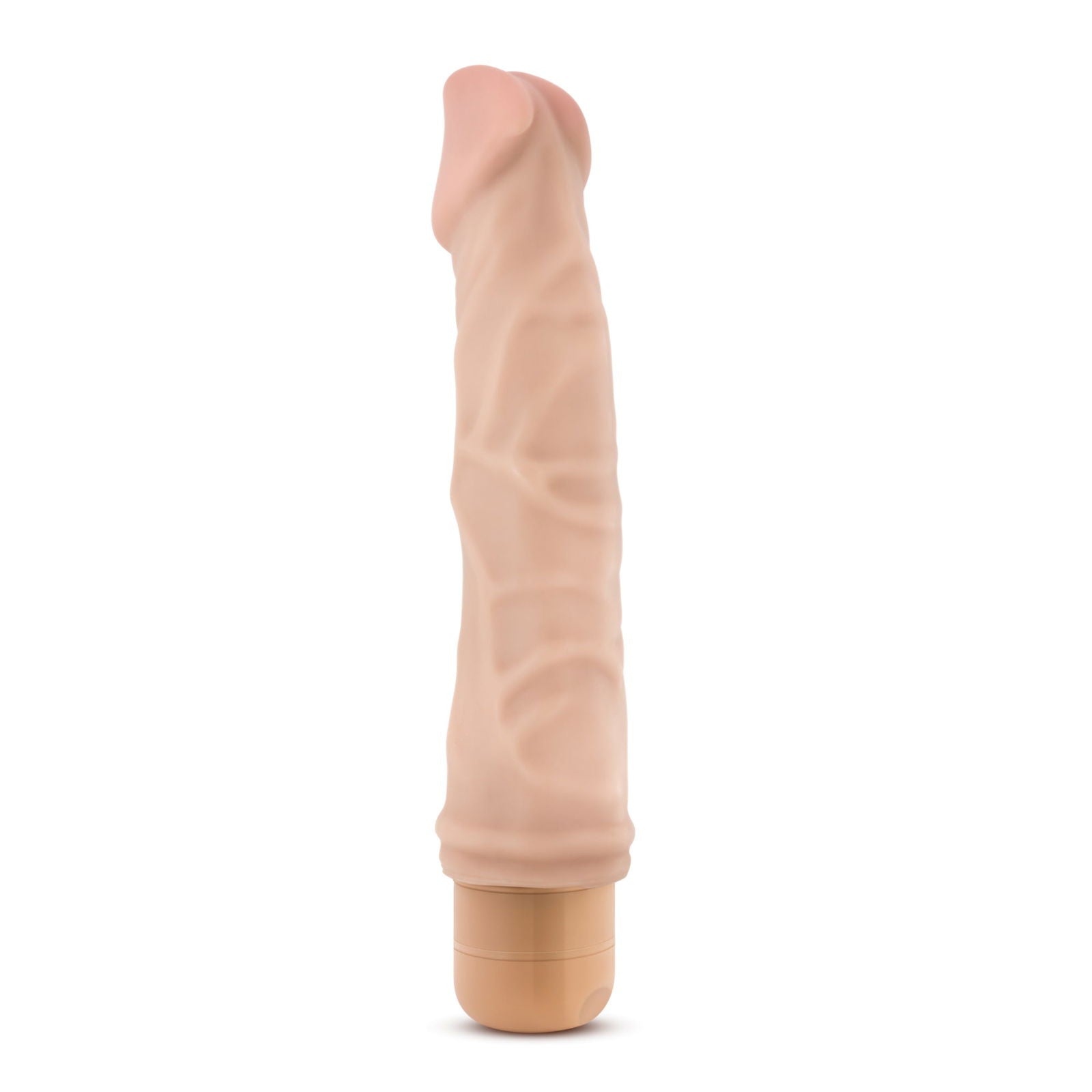 Dr Skin Cock Vibe 6 8.5in Vibrating Cock Beige - Shhh...