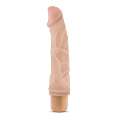 Dr Skin Cock Vibe 6 8.5in Vibrating Cock Beige - Shhh...