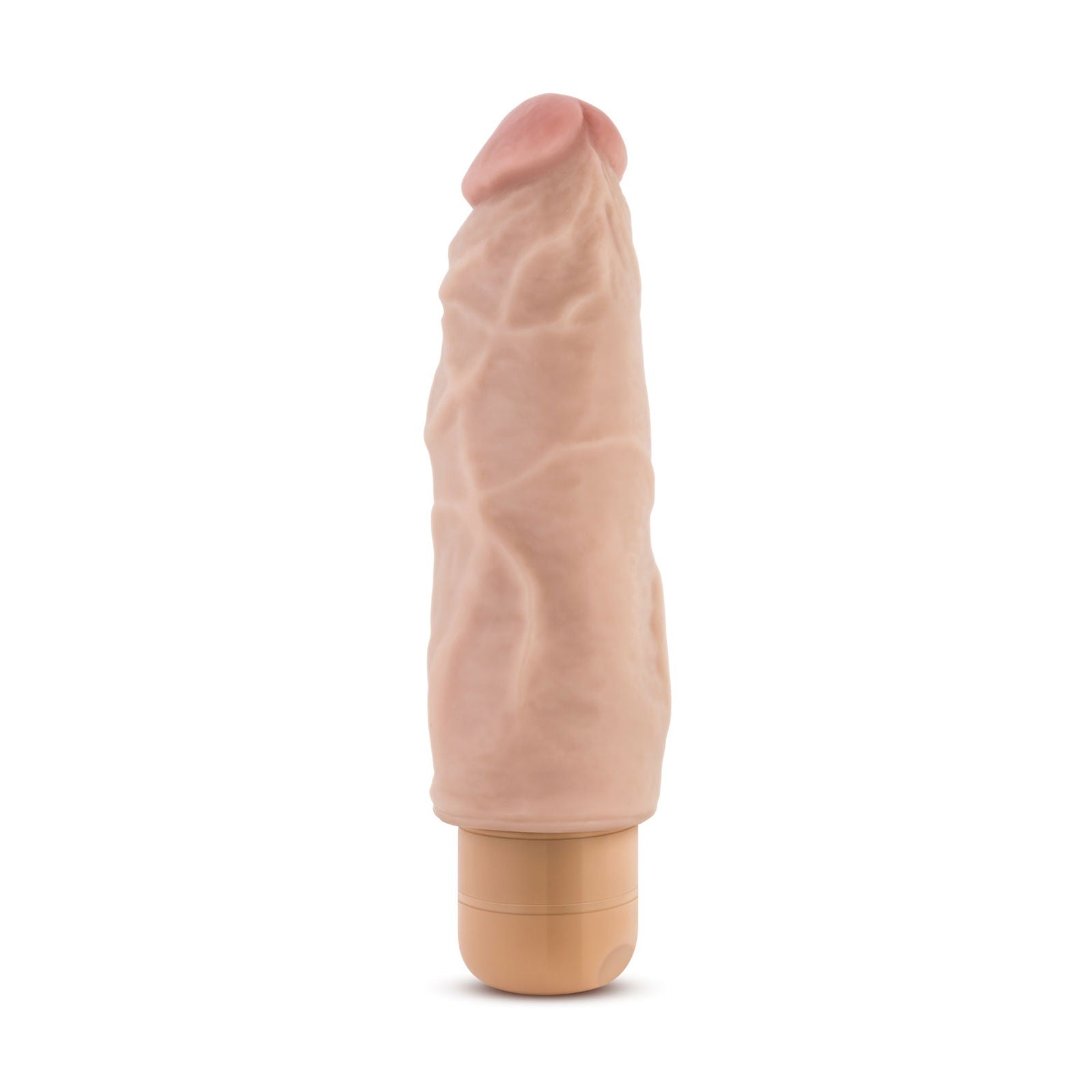 Dr Skin Cock Vibe 9 7.5in Vibrating Cock Beige - Shhh...