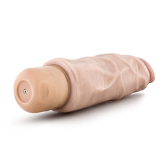 Dr Skin Cock Vibe 9 7.5in Vibrating Cock Beige - Shhh...