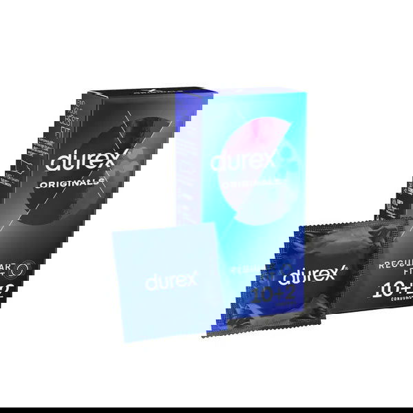 Durex Originals Regular Fit Condoms - 10 pk - Shhh...
